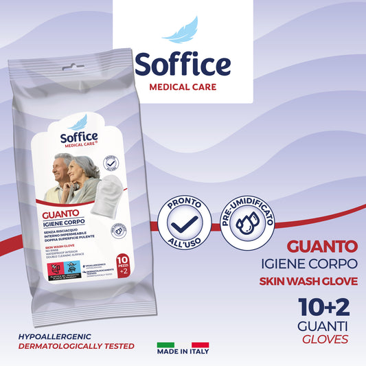 GUANTO IGIENE CORPO - 12 pezzi - 10 Confezioni