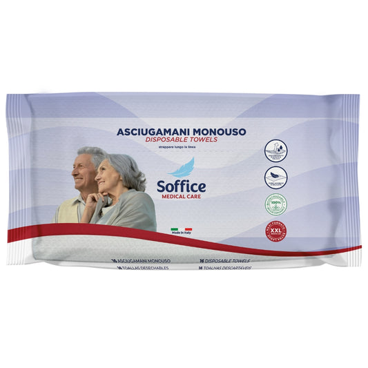 ASCIUGAMANI MONOUSO - 16 pezzi -  12 Confezioni